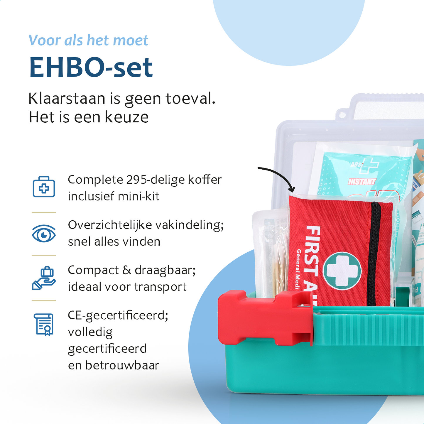 295-delige EHBO kit